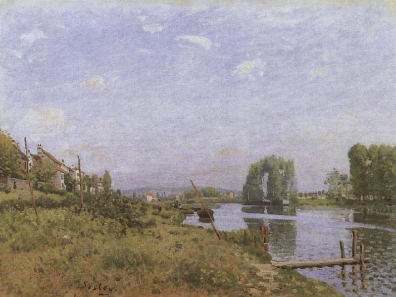 Alfred Sisley The island of Saint-Denis